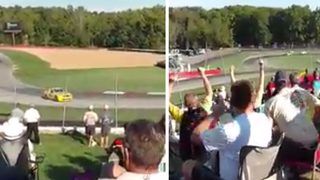 Revenge-Seeking Mustang Driver Fakes A Breakdown Then Punts Race Leader Off Track